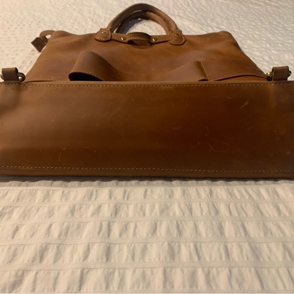 Sseko Convertible Tote in Oiled Caramel - Picture 8 of 10